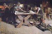 Anders Zorn brodbakning Spain oil painting artist
